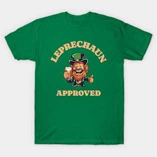 Leprechaun Approved Drunk St Paddys Day T-Shirt